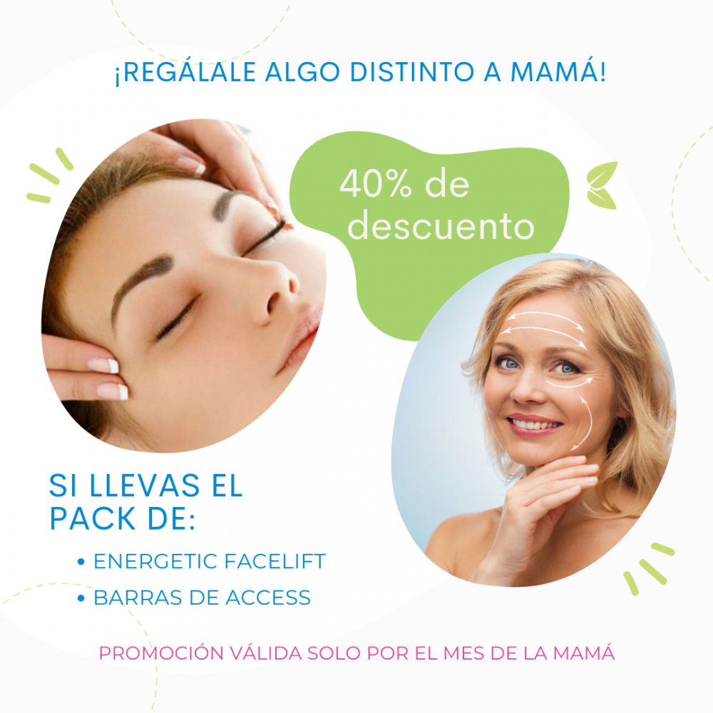 Regala Energetic Facelift + Barras de Access día de la Madre con un 40% de Descuento.