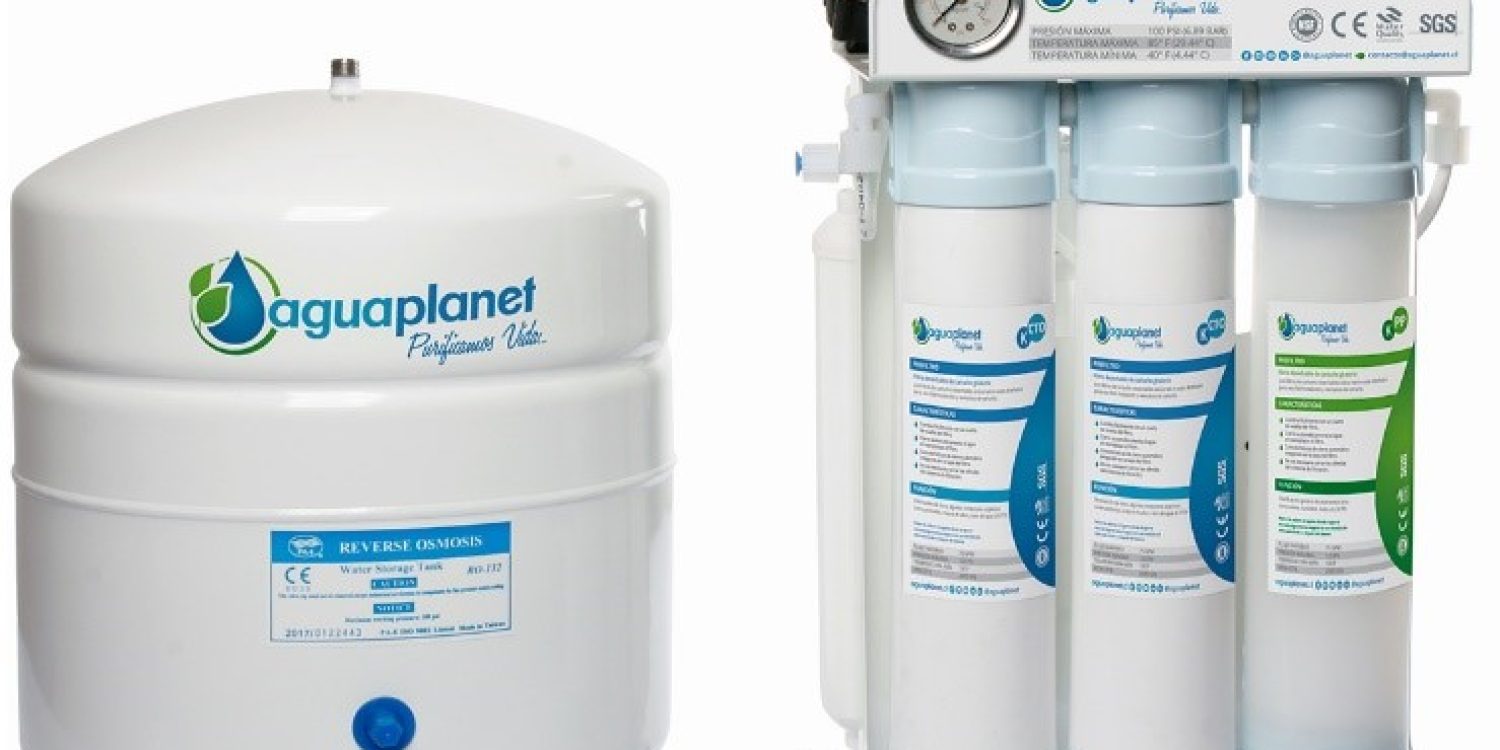 EQUIPO PURIFICADOR DE AGUA ELÉCTRICO, OSMOSIS INVERSA DE 5 ETAPAS TWIST-IN CON BOMBA