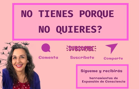 ¿No Tienes Porque No Quieres?