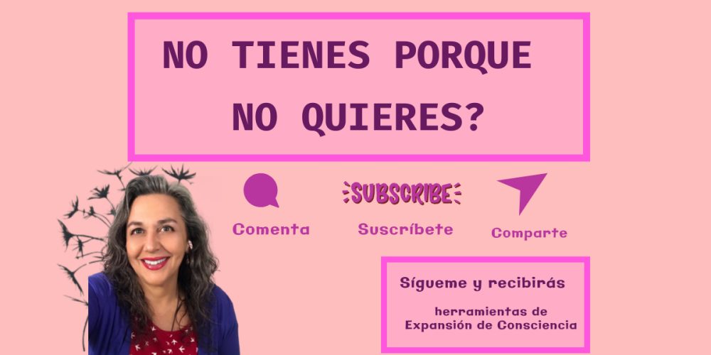 ¿No Tienes Porque No Quieres?